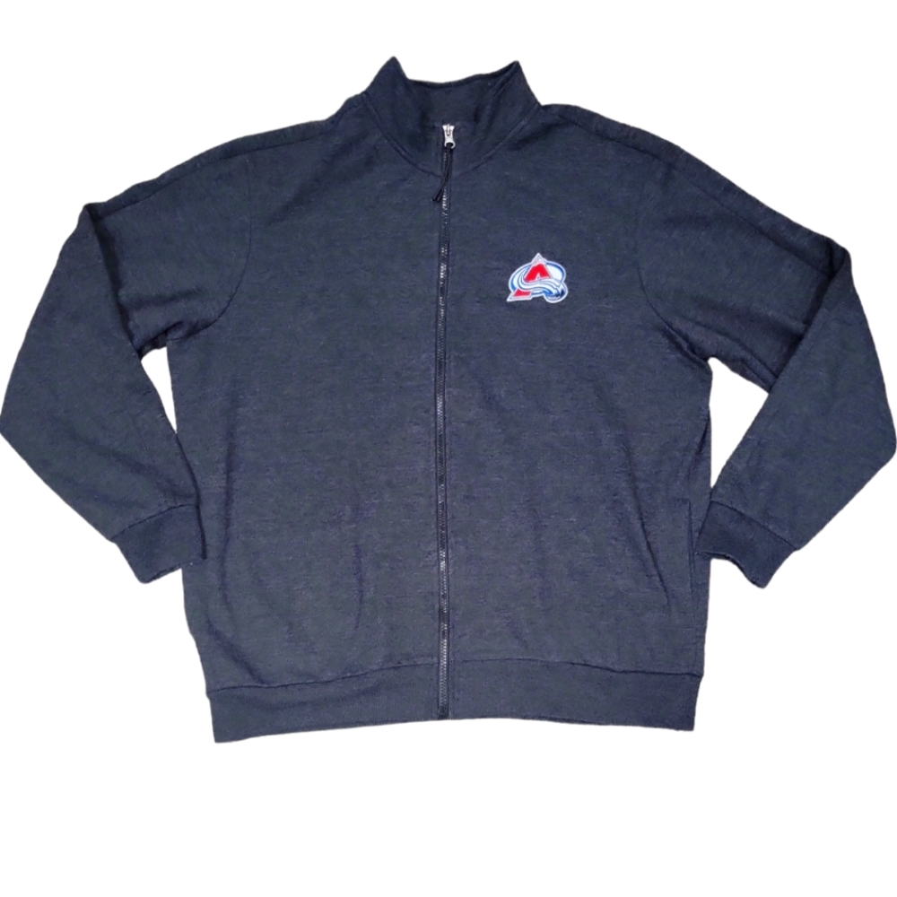 Antigua Colorado Avalanche Action Jacket Charcoal Grey Size XL